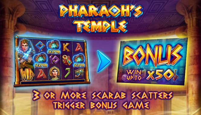 слот Pharaoh’s Temple - бонусная игра